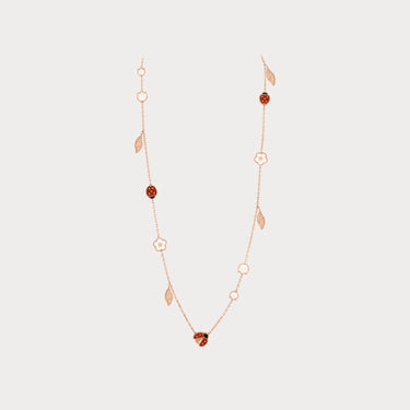 Lucky Multi Motif Long Necklace