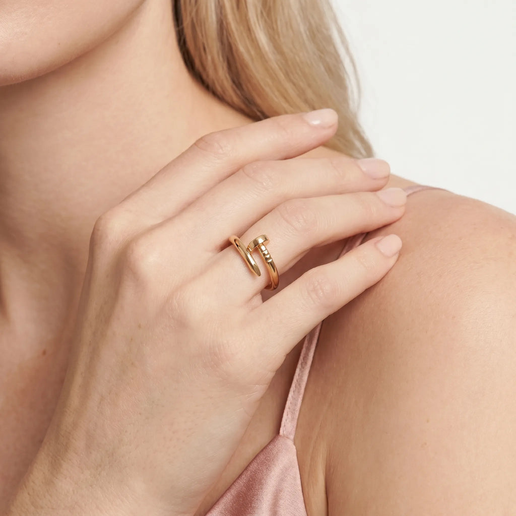 Nail Wrap Open Ring