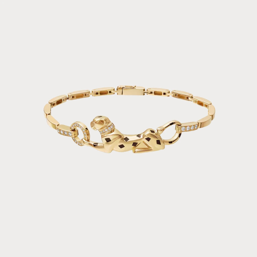 Panthere Sculpted Link Bracelet