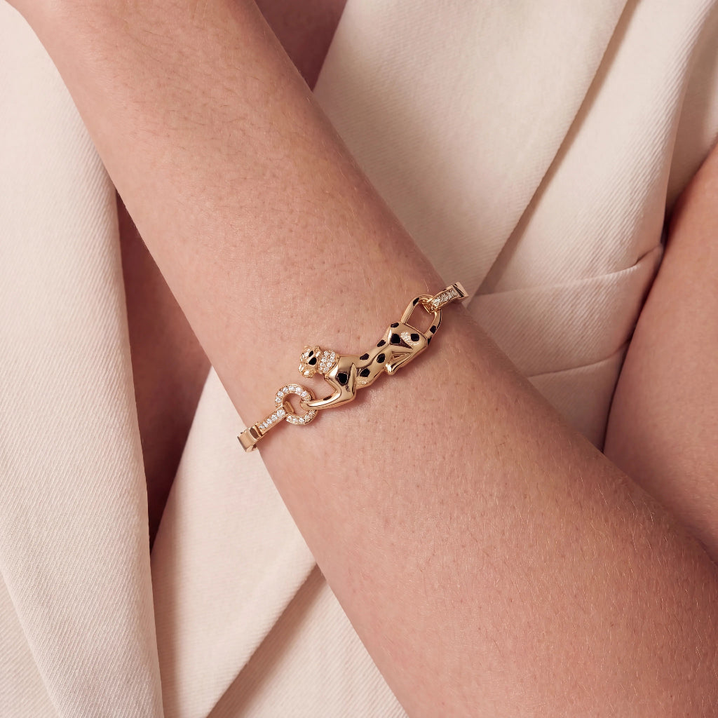 Panthere Sculpted Link Bracelet