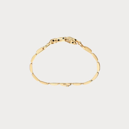 Panthere Sculpted Link Bracelet