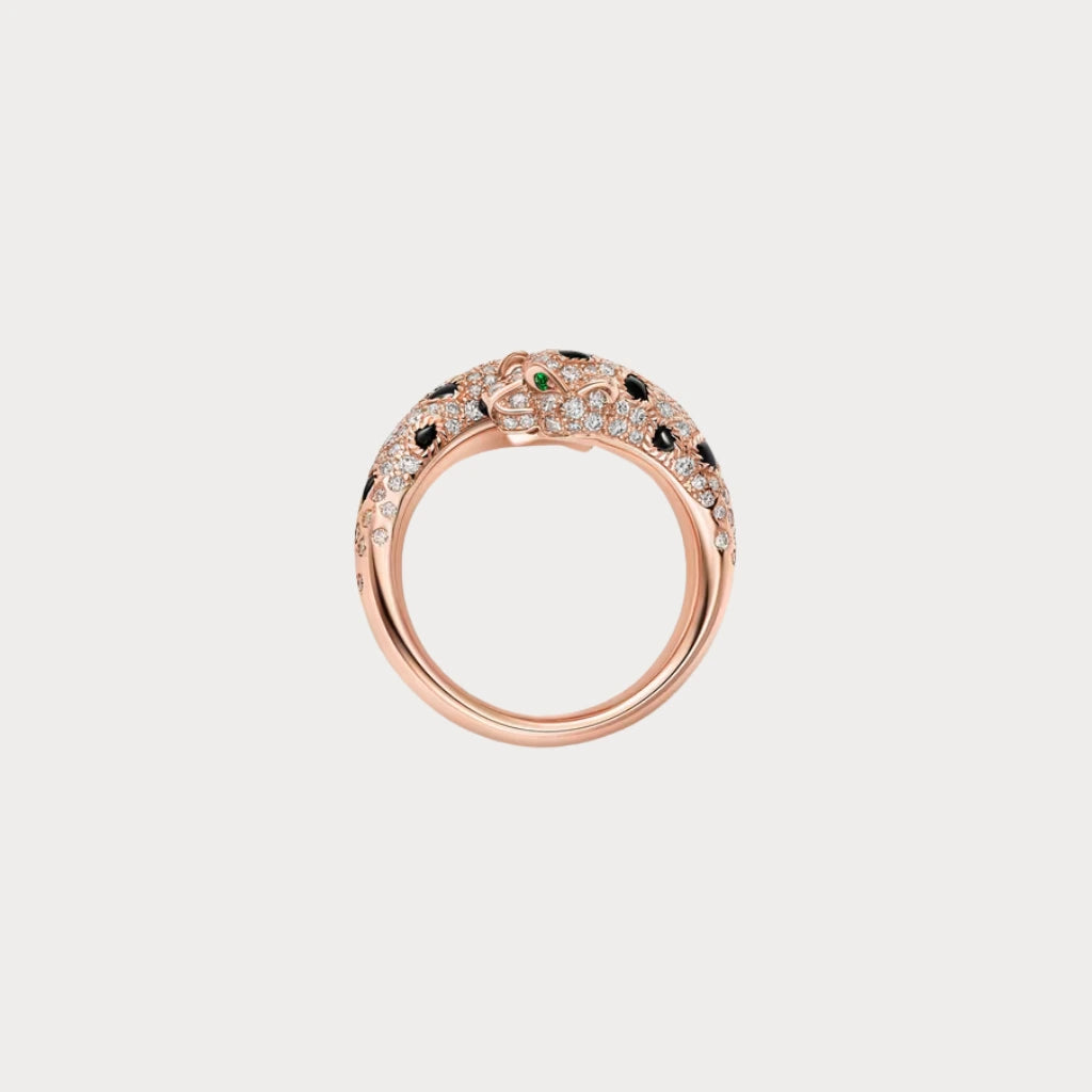 Panthere Twin Head Open Ring