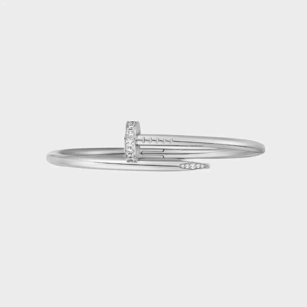 Pave Nail Wrap Bangle Bracelet