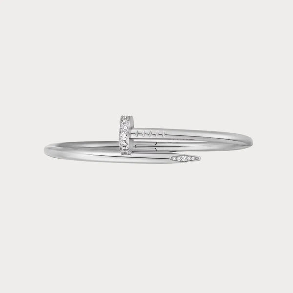 Pave Nail Wrap Bangle Bracelet