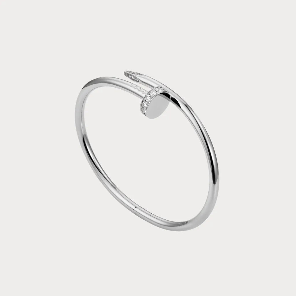 Pave Nail Wrap Bangle Bracelet