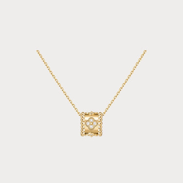 Perlée Clover Charm Necklace