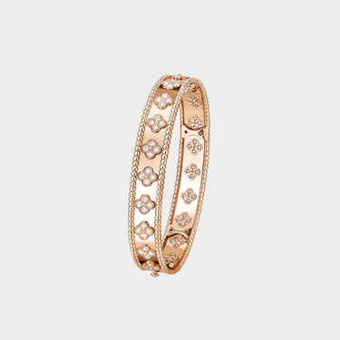 Perlée Four-Leaf Clover Cuff Bracelet