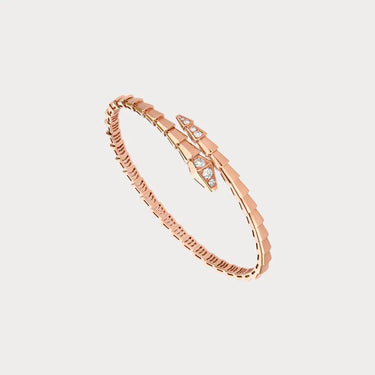 Serpenti Rose Stone Double Wrap Bracelet