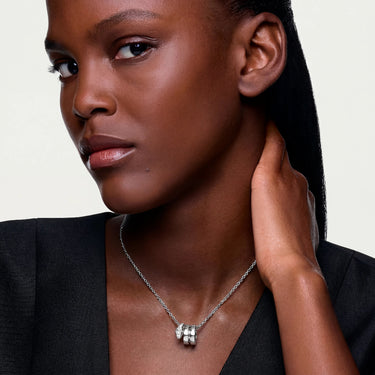 Serpenti White Coil Pendant Necklace
