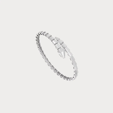 Serpenti White Double Wrap Bracelet