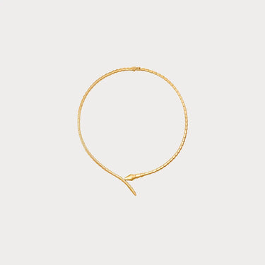 Serpenti Yellow Snake Chain Necklace
