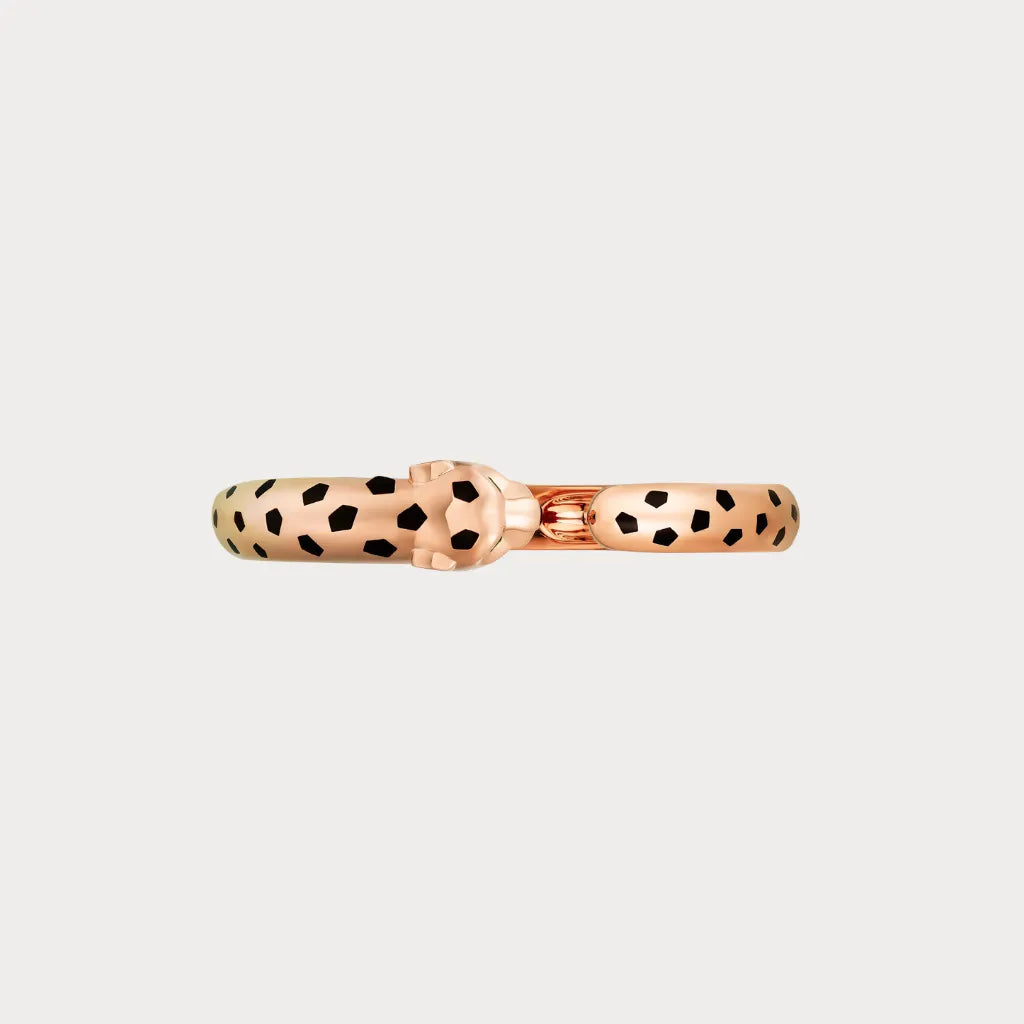 Spotted Panther Open Cuff Bracelet