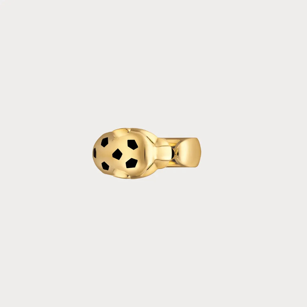 Spotted Panther Open Ring