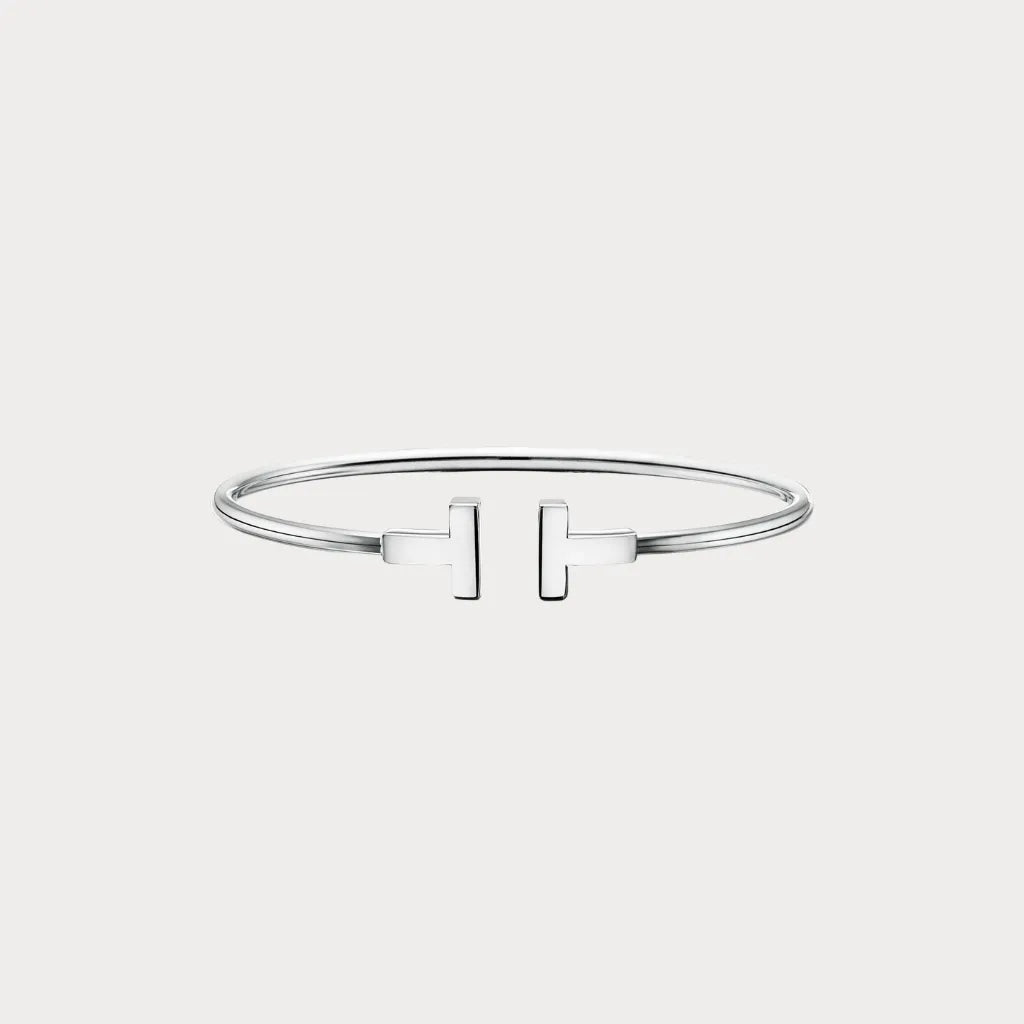 T Bar Slim Cuff Bracelet