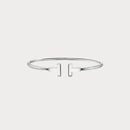 T Bar Slim Cuff Bracelet