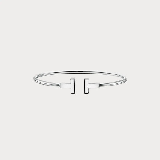 T Bar Slim Cuff Bracelet