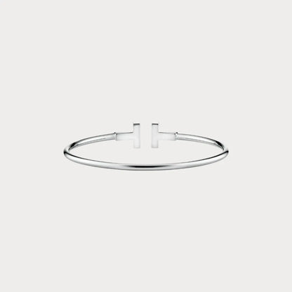 T Bar Slim Cuff Bracelet