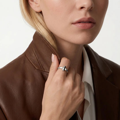 T Bar Slim Open Ring