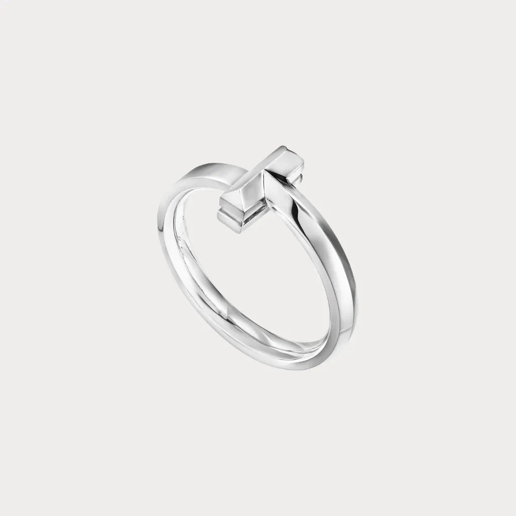 T Bar Slim Open Ring
