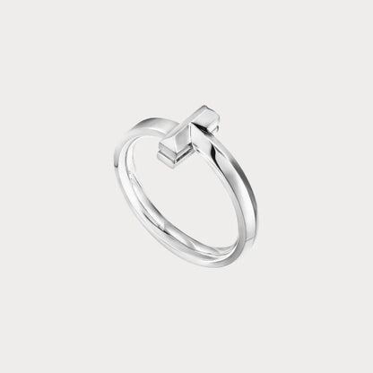T Bar Slim Open Ring