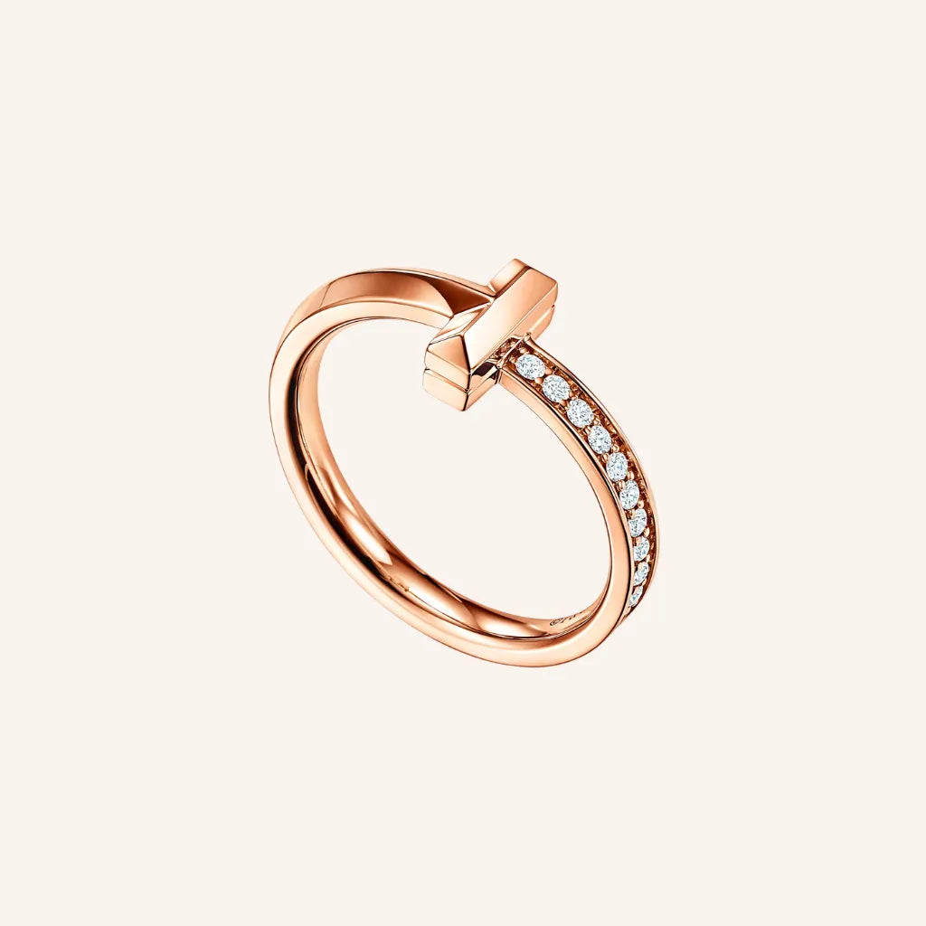 T Crossbar Accent Ring