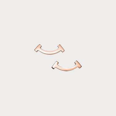 T Smile Rose Stud Earrings