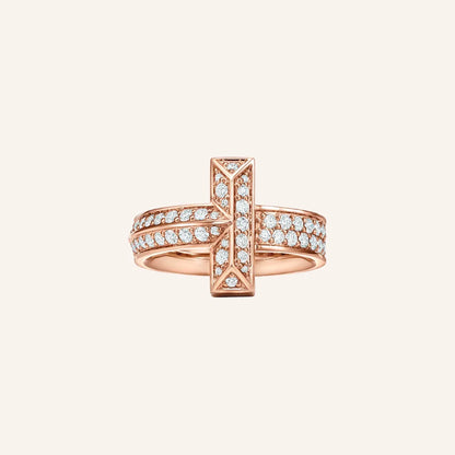 T Vertical Bridge Accent Ring