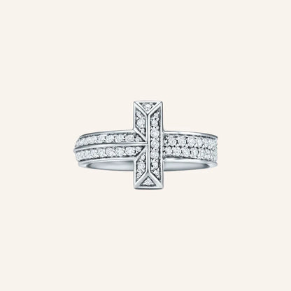 T Vertical Bridge Accent Ring